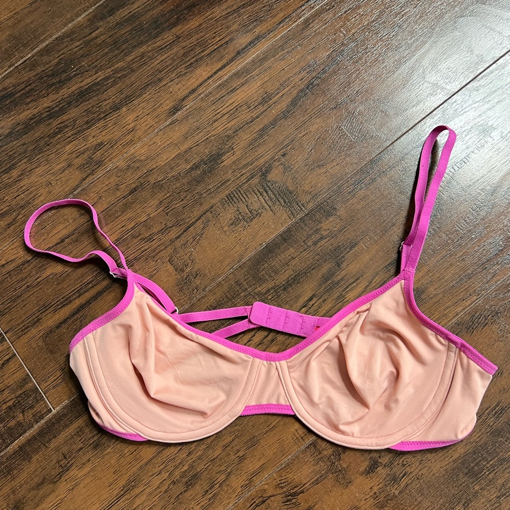 Pink & Peach No Padding Bra
